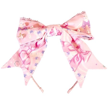 pink head bow lolita - Google Search