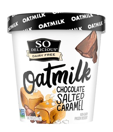 so delicious chocolate salted caramel oatmilk ice cream