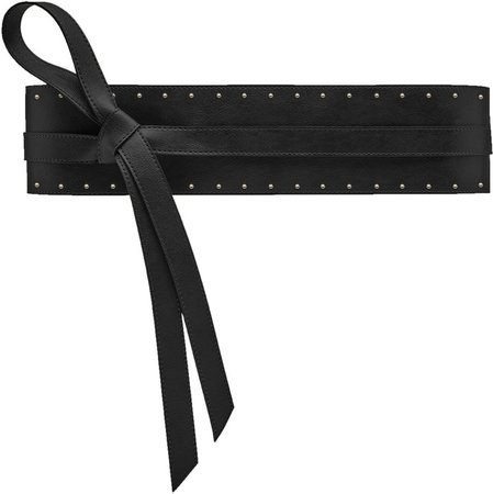 Wide Studded Wrap Belt