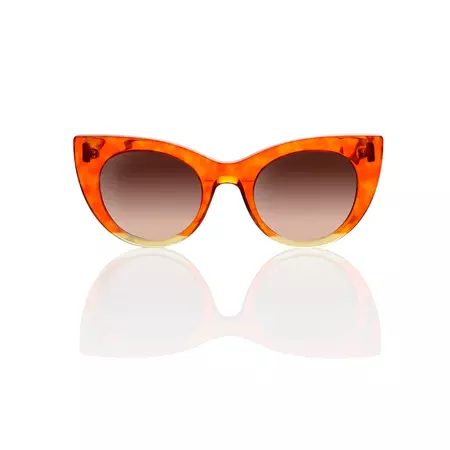 Orange Cateye Sunglasses