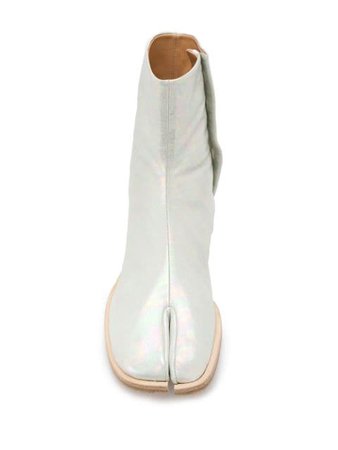 Maison Margiela Tabi Airbag Heel Ankle Boots S57WU0151P3255 Silver | Farfetch