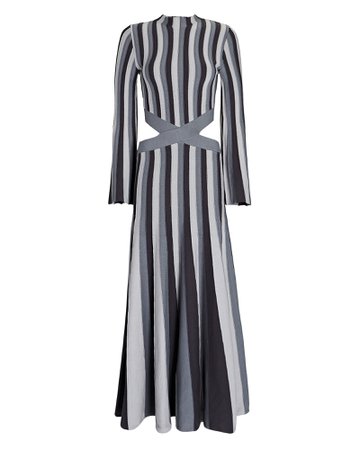 Acler Aspen Striped Maxi Dress | INTERMIX®