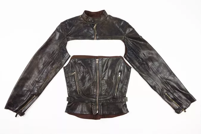 Jean Paul Gaultier Jean Paul Gaultier Leather Moto Detach Corset Vintage Jacket | Heroine