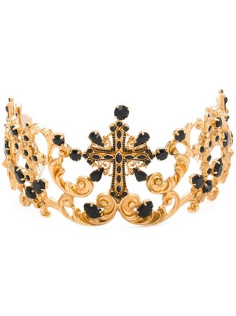 Dolce & Gabbana Crystal Embellished Tiara | Farfetch.com