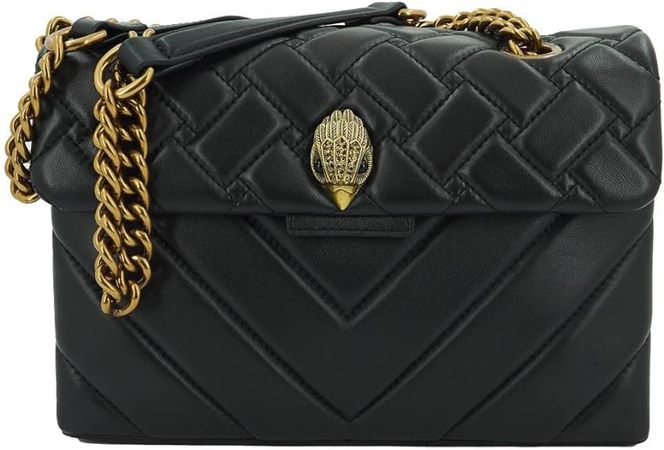 Kurt Geiger London Leather Kensington Crossbody Black One Size: Handbags: Amazon.com