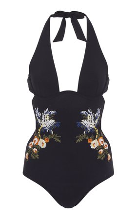 Floral-Embroidered Swimsuit by Stella McCartney | Moda Operandi