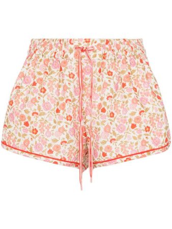 Zimmermann Goldie floral-print Shorts - Farfetch