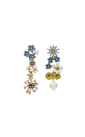 Primavera 14k Gold-Plated Earrings By Oscar De La Renta | Moda Operandi