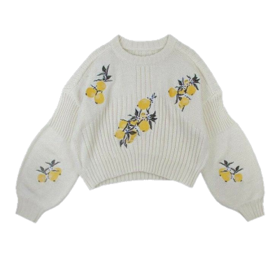lemon sweater