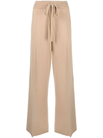 Allude wide-leg Knitted Trousers - Farfetch