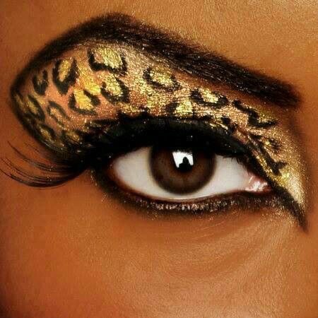 leopard eye makeup