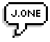 J.ONE Pixel Speech Bubble