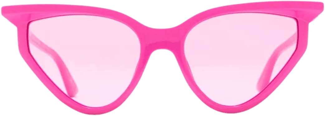 Balenciaga cat eye rim sunglasses