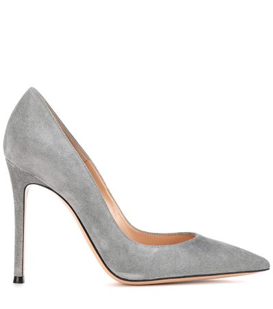 Gianvito Rossi 105 Suede Pumps Grey Women Buy Online [797028] - $137.70 : Gianvito Rossi Outlet, Cheap New Arrival