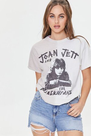 Joan Jett Graphic Crew Neck Tee