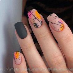 Nail Art Manicure Multicolor