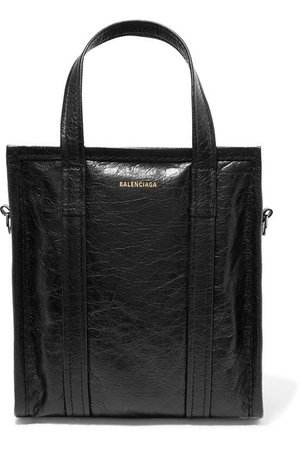 Balenciaga | Bazar XS textured-leather tote | NET-A-PORTER.COM
