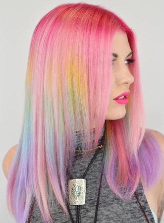 Pastel Rainbow Hair