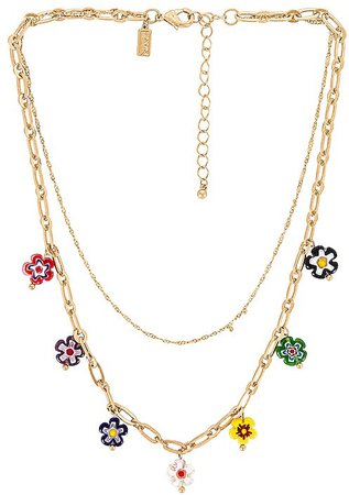 Flower Layered Necklace
