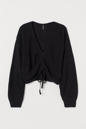 Knit Sweater - Black - Ladies | H&M US