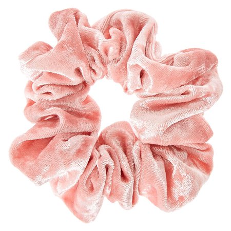 Medium Velvet Hair Scrunchie - Blush Pink | Icing US