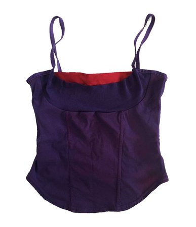 res purple layered cami