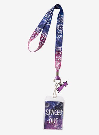 Spaced Out Galaxy Lanyard
