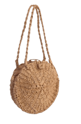 woven bamboo bag