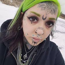 girl with a face tattoo - Google Search