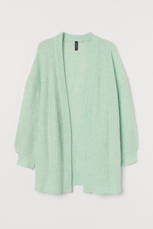 Oversized cardigan - Mint green - Ladies | H&M GB