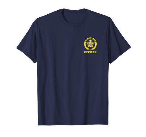 Probation Parole Enforcement Police Officer Uniform T Shirt-Bawle