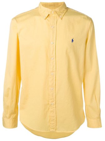 Ralph Lauren Yellow Button Down Shirt