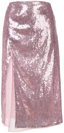 sequin embellished skirt