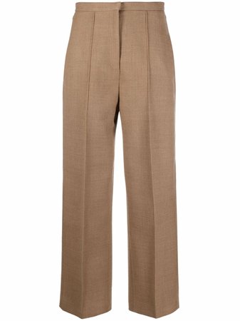 Shop Totême wide-leg trousers with Express Delivery - FARFETCH