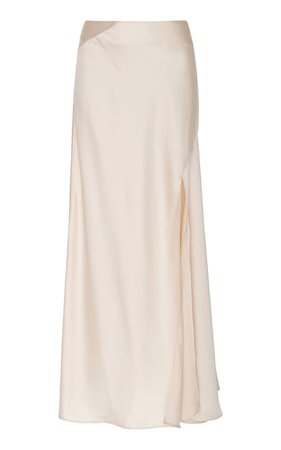 Lucine Assymetric Satin Maxi Skirt by Significant Other | Moda Operandi