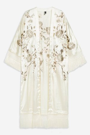 Embellished Fringe Kimono - New In Fashion - New In - Topshop