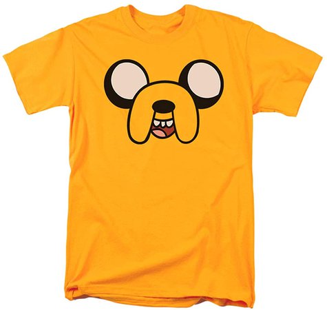 Amazon.com: Adventure Time Jake The Dog Cartoon Network T Shirt & Stickers (Small) Yellow: Clothing