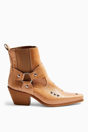 MEXICO Natural Western Boots | Topshop