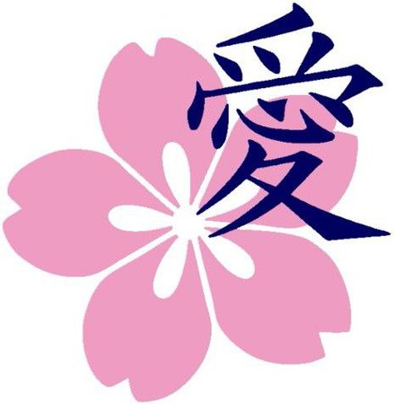 love japanese letters blossom cherry