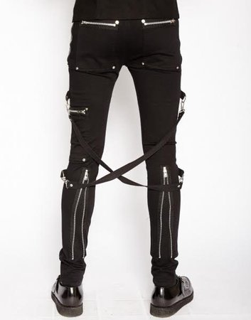 black straps pants - Google Search