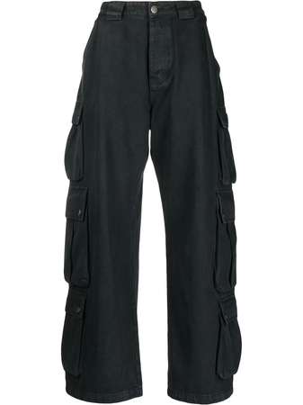 Willy Chavarria straight-leg cut cargo trousers