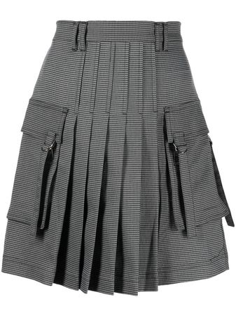 Rokh Pleated Mini Skirt - Farfetch