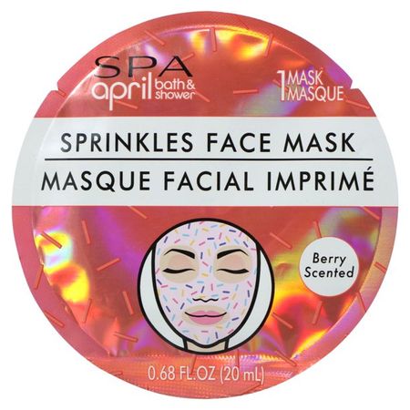 sprinkles face mask