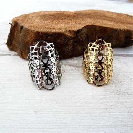 Rings | Shop Women's Golden Gold Ring at Fashiontage | 5c2cbbe6