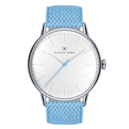 August Berg Serenity Silver Classic Watch