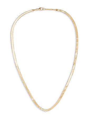 Lana Jewelry 14K Liquid Gold V Necklace | SaksFifthAvenue