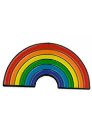 rainbow enamel pin - Google Search