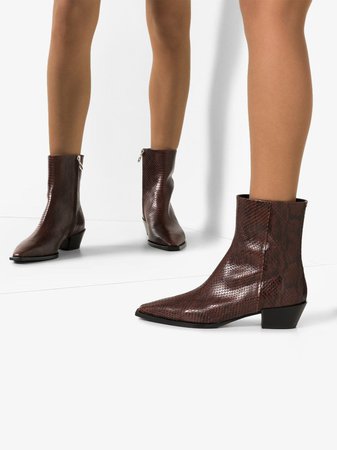 Aeyde Ruby Ankle Boots - Farfetch