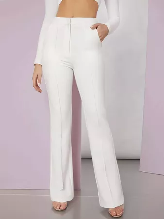 Seam Front Tailored Pants | SHEIN USA