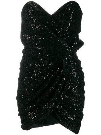 Saint Laurent Sequinned Mini Dress | Farfetch.com